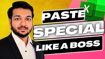 How to use PASTE SPECIAL in Excel (includes Values, Transpose & MORE) #ExcelTutoring