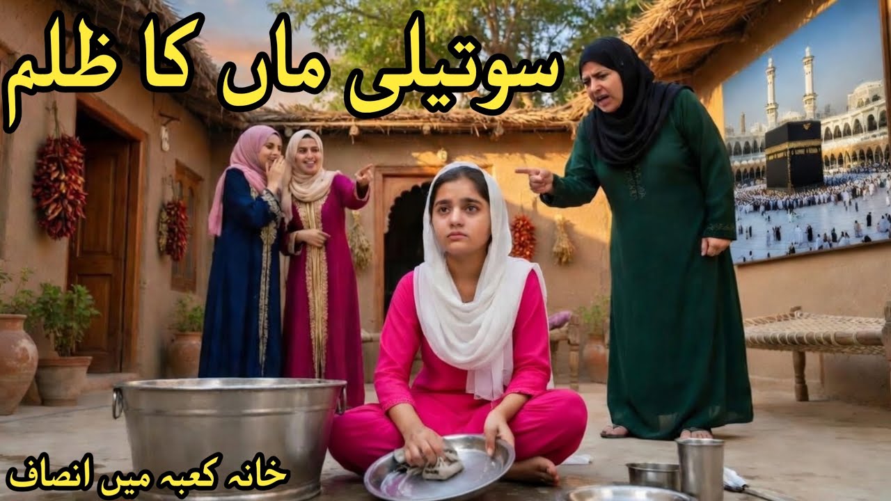 Sauteli Maa Ne Beti Ko Nokarani Bana Diya… Kaaba Me Mila Allah Ka Insaaf Dekhkar Sab Ro Pade 😭 |