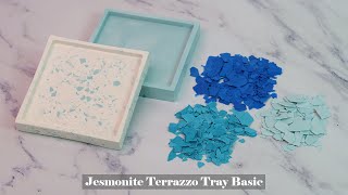 제스모나이트 테라조 트레이 만들기(Jesmonite terrazzo tray basic tutorial)