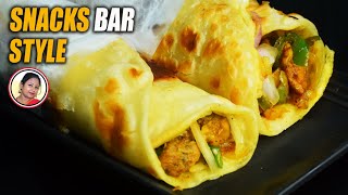 স্ন্যাক্স বারের এগ চিকেন রোল টেস্টের সিক্রেট | Egg Chicken Roll Recipe In Bengali | Shampa's Kitchen