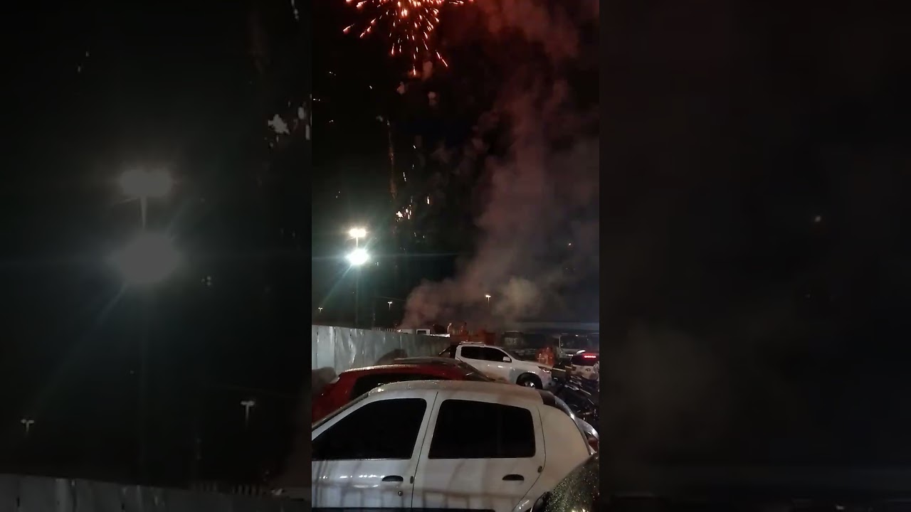 Foguetório no Complexo Cultural do Porto Seco