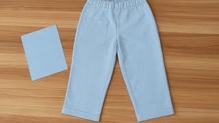 Super Easy Capri Pants with Pockets‼️ Beginner Friendly