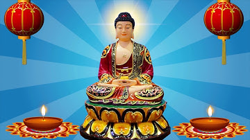 阿弥陀佛, backround video phật a di đà đẹp theo video, a di đà phát hào quang , buddha , hoằng dương phậ