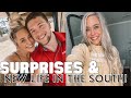 FUN SURPRISES, FAMILY, & GETTING SETTLED IN THE SOUTH | Holley Gabrielle