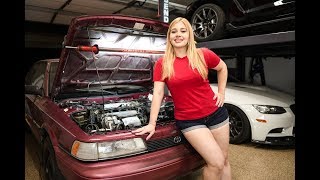 CLEANING MY FILTHY OLD TOYOTA CAMRY ENGINE BAY!!