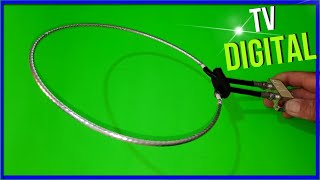 DIY TV ANTENNA !! IDEA PARA VER TODOS LOS CANALES DIGITALES & ANÁLOGOS DISPONIBLE ֎ ANTENA CIRCULAR.