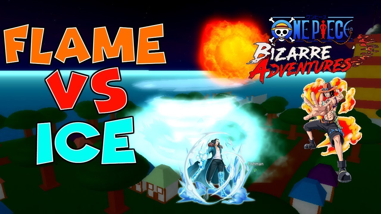 LA FRUTA DE FUEGO VS LA FRUTA DE HIELO(Thefrandom!)RobloxBlox Fruits