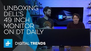 Unboxing Dell's 49 inch monitor