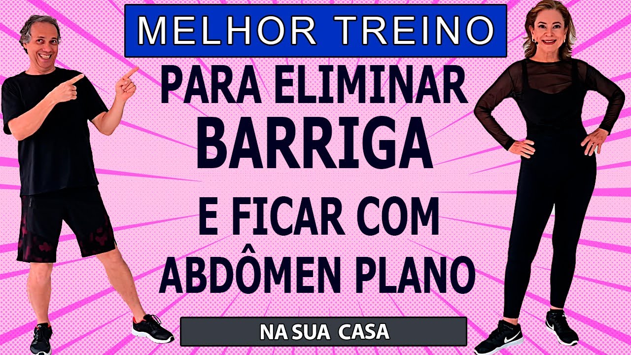 🔴 MELHOR TREINO PARA PERDER BARRIGA RÁPIDO!🔥ELIMINAR ESTÔMAGO ALTO E