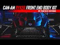 Canam ryker front end body kit by panther customs  install
