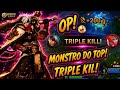 TRIPLE KILL! DUN ESTÁ MUITO OP! 😱 MONSTRO DO TOP DESTRUIU TUDO! | #honorofkings 