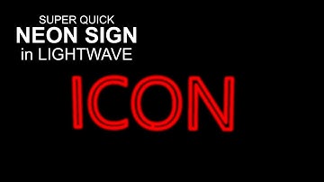 Super Quick and Easy Neon Sign / Text