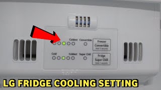 Lg fridge cooling setting double door | lg refrigerator