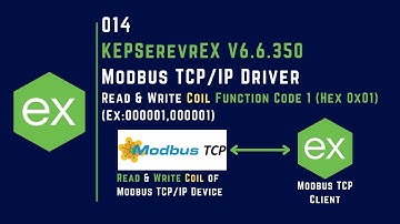 014 | Read & Write Modbus TCP Device Coil Values from KEPServerEX | Modbus TCP/IP Ethernet Driver |