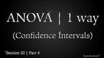 Confidence Intervals in One way ANOVA [Best viewed@ 720p HD] - Part 8 of 16