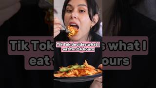 Tik Tok decides what I eat (#2) #shorts