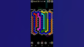 How To Solve Flow Free Hexes Worm Pack Level 58 11x11 Board Hard Walk Through Solution Walkthrough