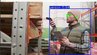Pose Estimation in warehouse — real-time worker motion tracking with YOLO11