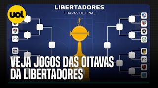 PALMEIRAS X BOTAFOGO NAS OITAVAS DE FINAL DA LIBERTADORES; VEJA TODOS OS CONFRONTOS