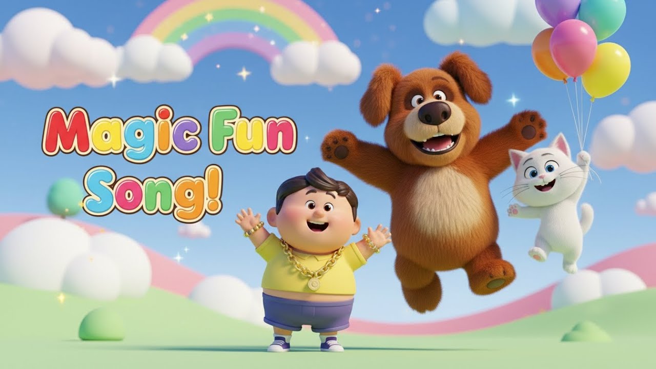 Happy Kids Song | Puppy Kitty Bunny Adventure | Fun Nursery Rhymes for Children