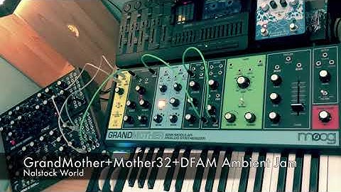 Moog GrandMother + Mother32 + DFAM Ambient Jam