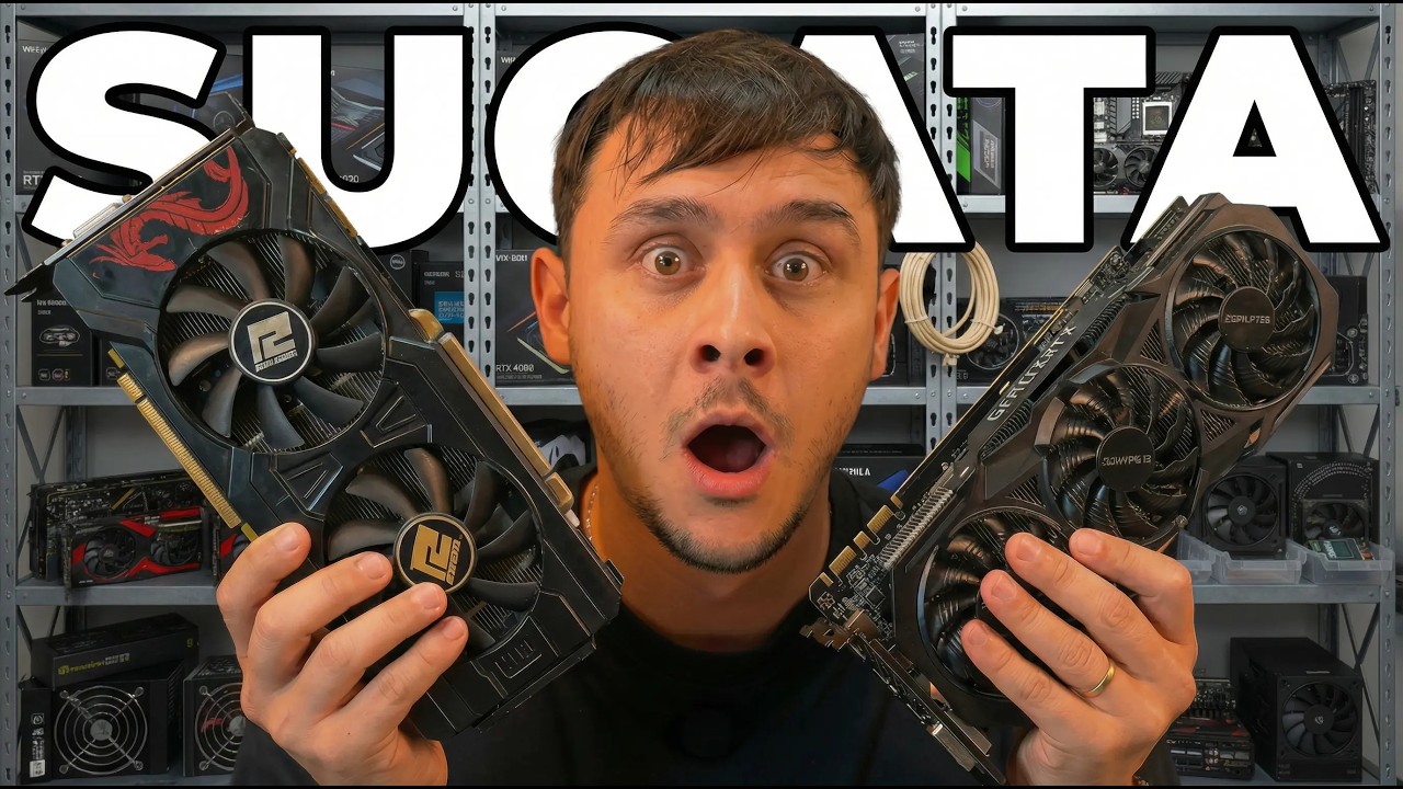 SÓ SUCATA! Montando PC com peças VELHAS