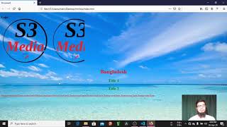 HTML CSS Light Course Class 8 | How to set Background Image by CSS