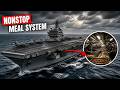 How USS Gerald R. Ford Cooks Thousands of Meals Without Stopping
