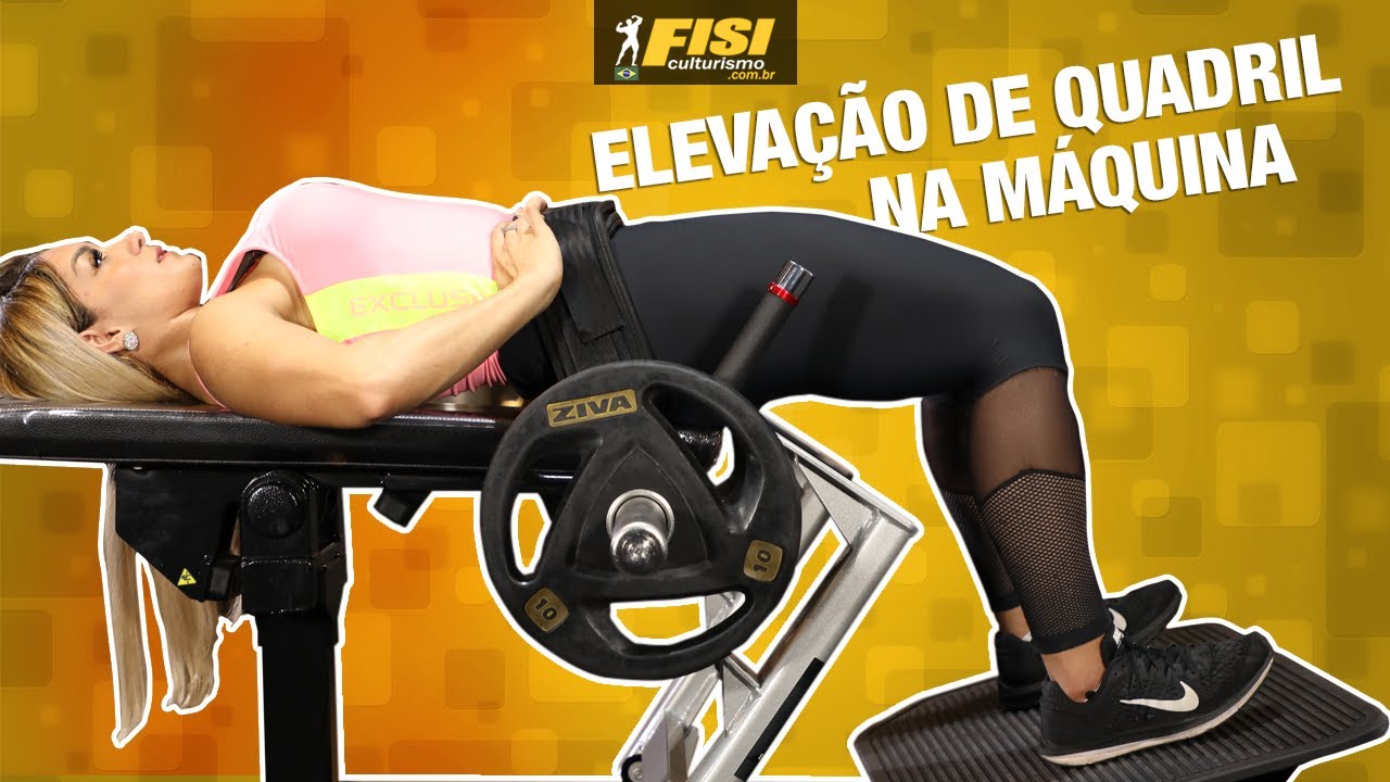 Elevação de quadril (pélvica) na máquina YouTube