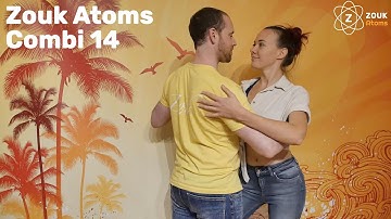 Zouk Atoms Combi 14 - Inverted lateral with head movements in the close embrace