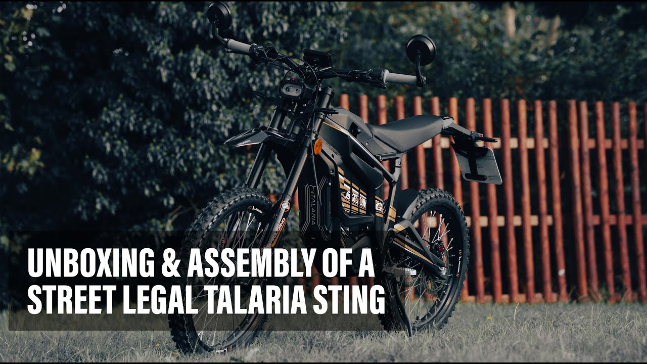 Talaria Sting Detailed Unboxing Assembly Street Legal Electric Bike Talaria Sting Detailed Unboxing Assembly Street Legal Electric Bike