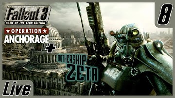 🔴 Playing Fallout 3 - Part 8 - Operation Anchorage & Mothership Zeta | Streaming Series
