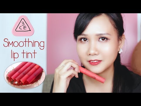 [SWATCH & REVIEW] [ENGSUB] 3CE SMOOTHING LIP TINT 💄