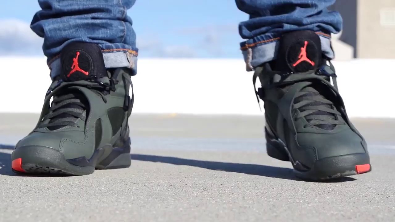 jordan 8 take flight on feet