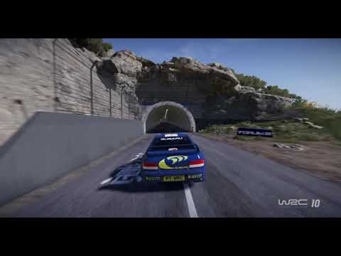 Follow the Subaru Impreza through Rally Japan (WRC10)