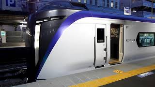 中央線　特急｢あずさ46号｣新宿行　発車シーン　E353系