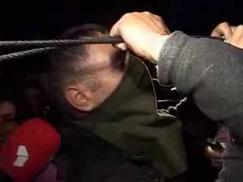 კოსტავასა და რუსთაველის გამზირების ბლოკირება ბაგირებით