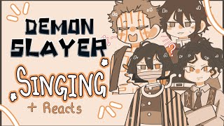 Demon slayer characters singing completion gacha✨ #demonslayer #singing #funny #animation