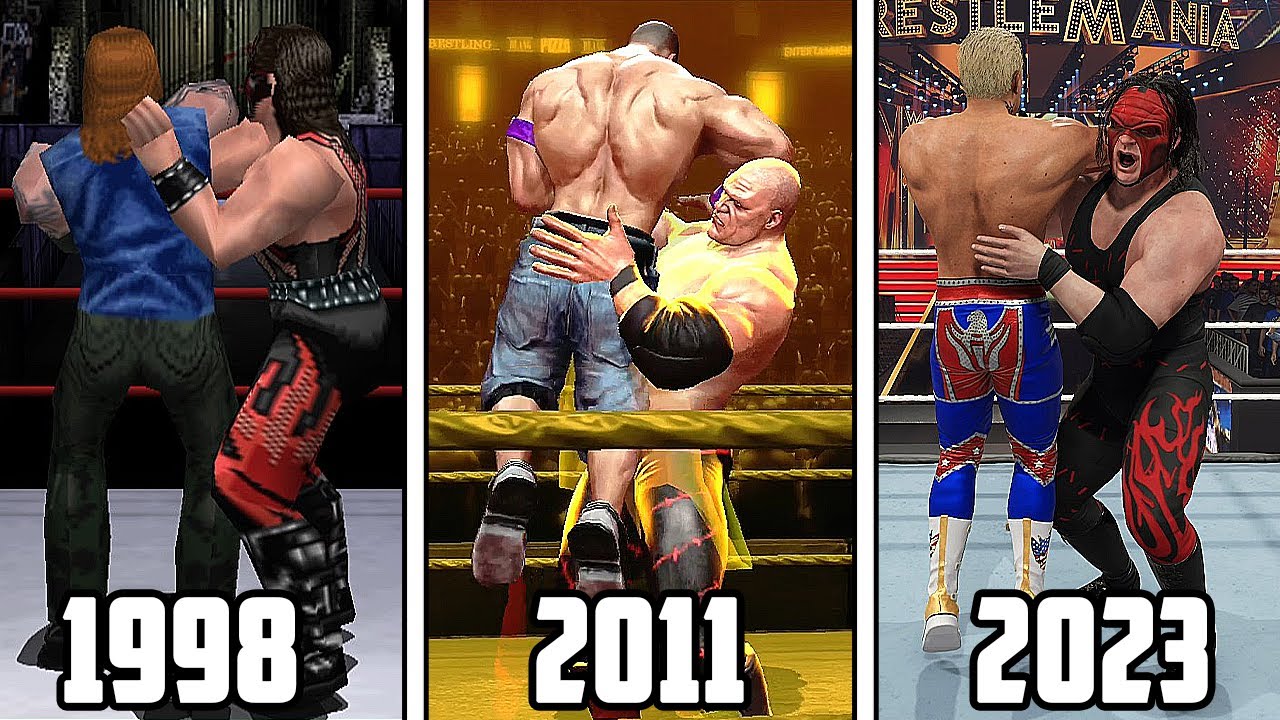 KANE Evolution in WWE Games! (1998 - 2023) - YouTube