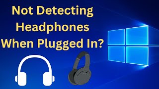 Windows 10 Not Detecting Headphones When Plugged In Fix (2023) screenshot 5