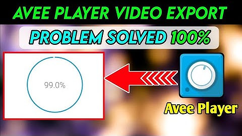 How To Export | Avee Player Video Fast | Avee Player video Export | Problem Solved 2022