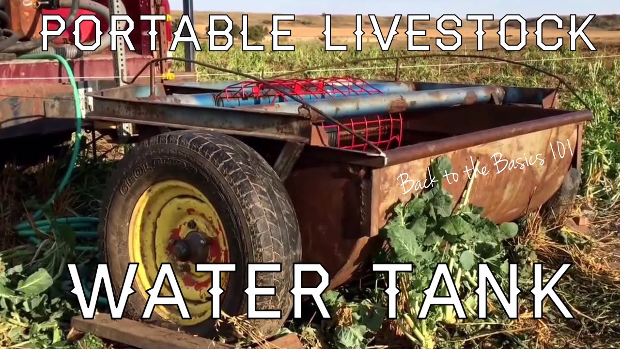 Portable livestock water tank~