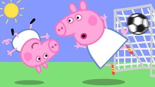 Peppa Pig Nederlands Compilatie Nieuwe Afleveringen | Voetbal met Peppa Pig! ⚽️ | Tekenfilm