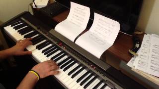 Video thumbnail of "Kids for saving earth - i promise song piano"