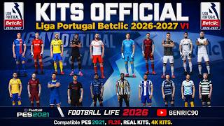 Kits  Liga Portugal Betclic 26-27 AIO V1 | PES2021 & FL26 (INSTALLATION & REVIEW) - SIDER