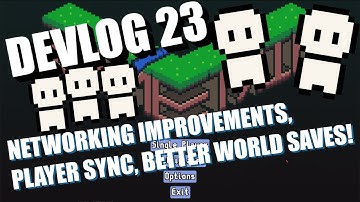 Isometria Devlog 23 - Networking Improvements, Player Sync, Disconnect - Made with Pygame and Python