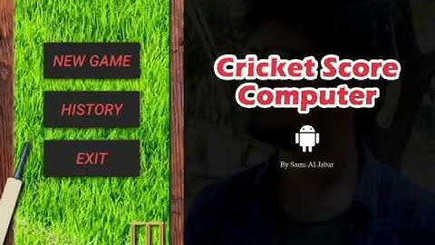 Android Application (Cricket Score Computer)