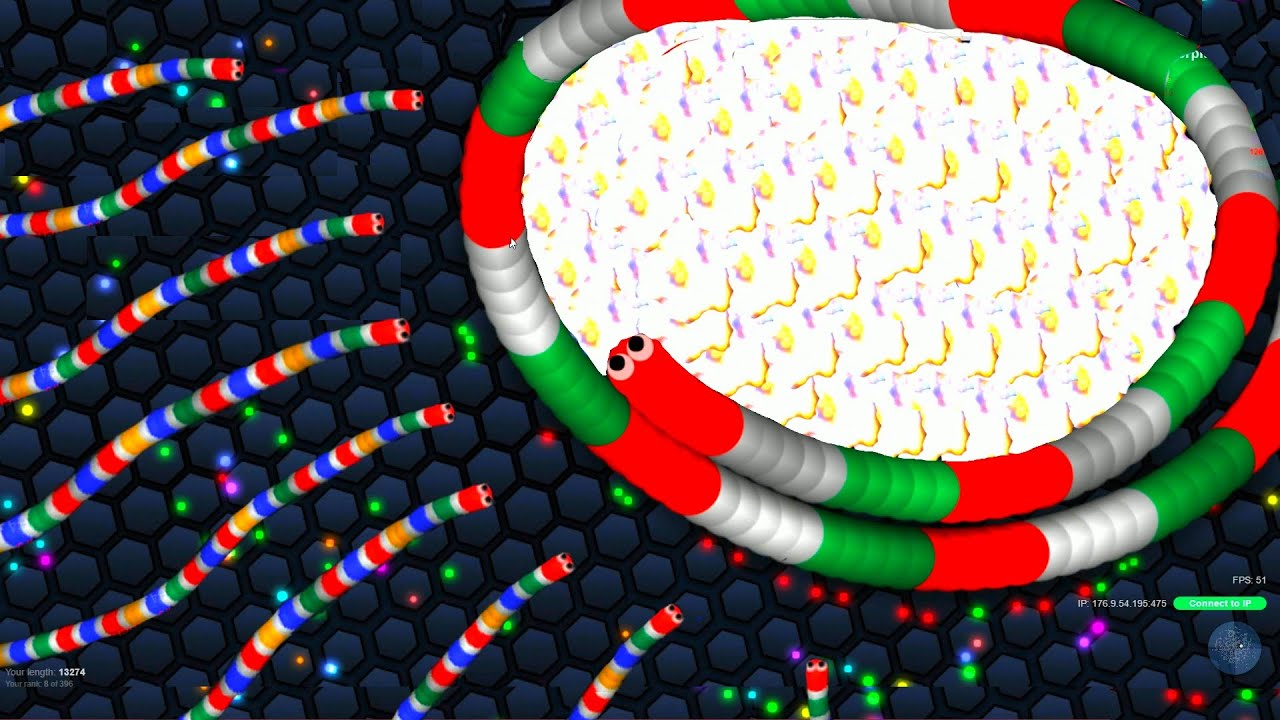Slither.io BIGGEST SNAKE EVER Road to World Record 1 Slither.io BIGGEST SNAKE EVER Road to World Record 1