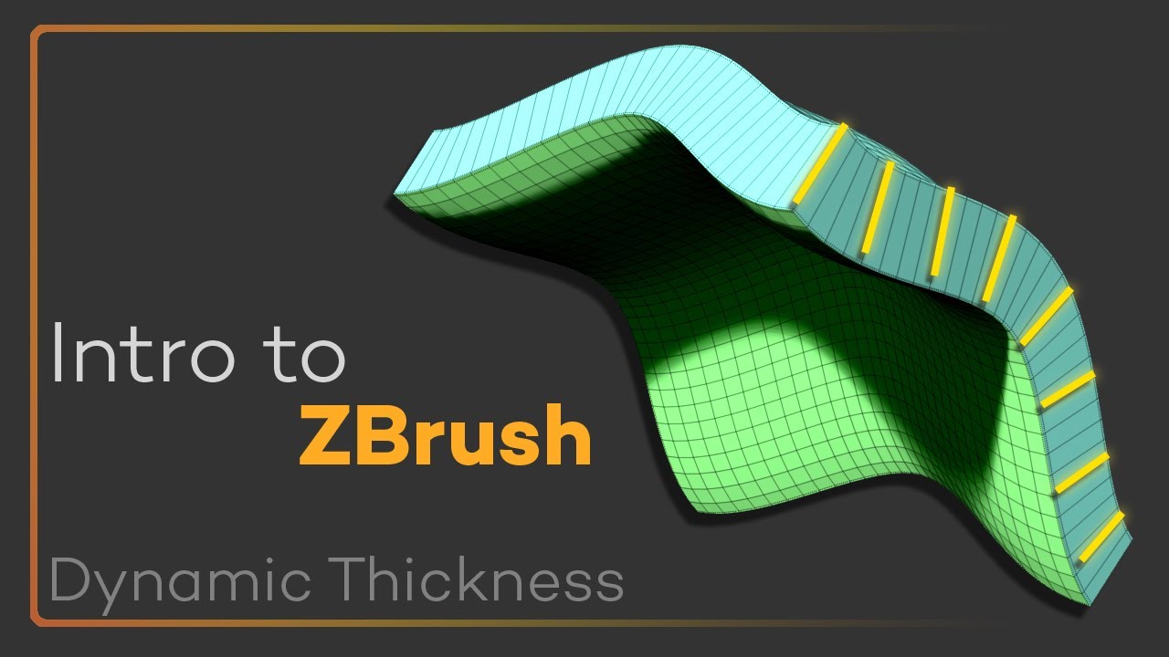add thickness zbrush