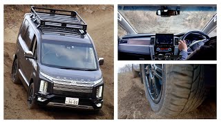 Mitsubishi Delica, езда по бездорожью